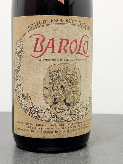 Barolo Conterno 1968 Istituto Enologico Italiano bott.72 cl 13.5%