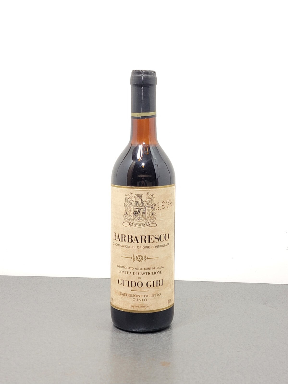 Barbaresco Guido Giri 1974 Castiglione Falletto bott. 72 cl