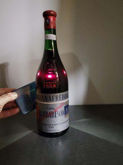 Barbaresco Fontanafredda 1958 Serralunga D'alba bott. 72 cl 13%