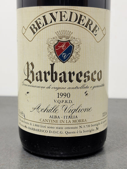 Barbaresco Belvedere 1990 Achille Viglione bott...75 cl 13.5%