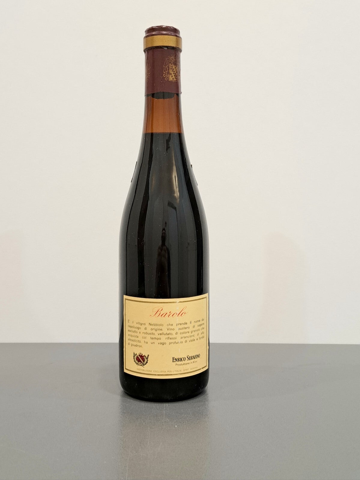 Barolo Enrico Serafino 1952 Riserva Speciale bott.72 cl 13%