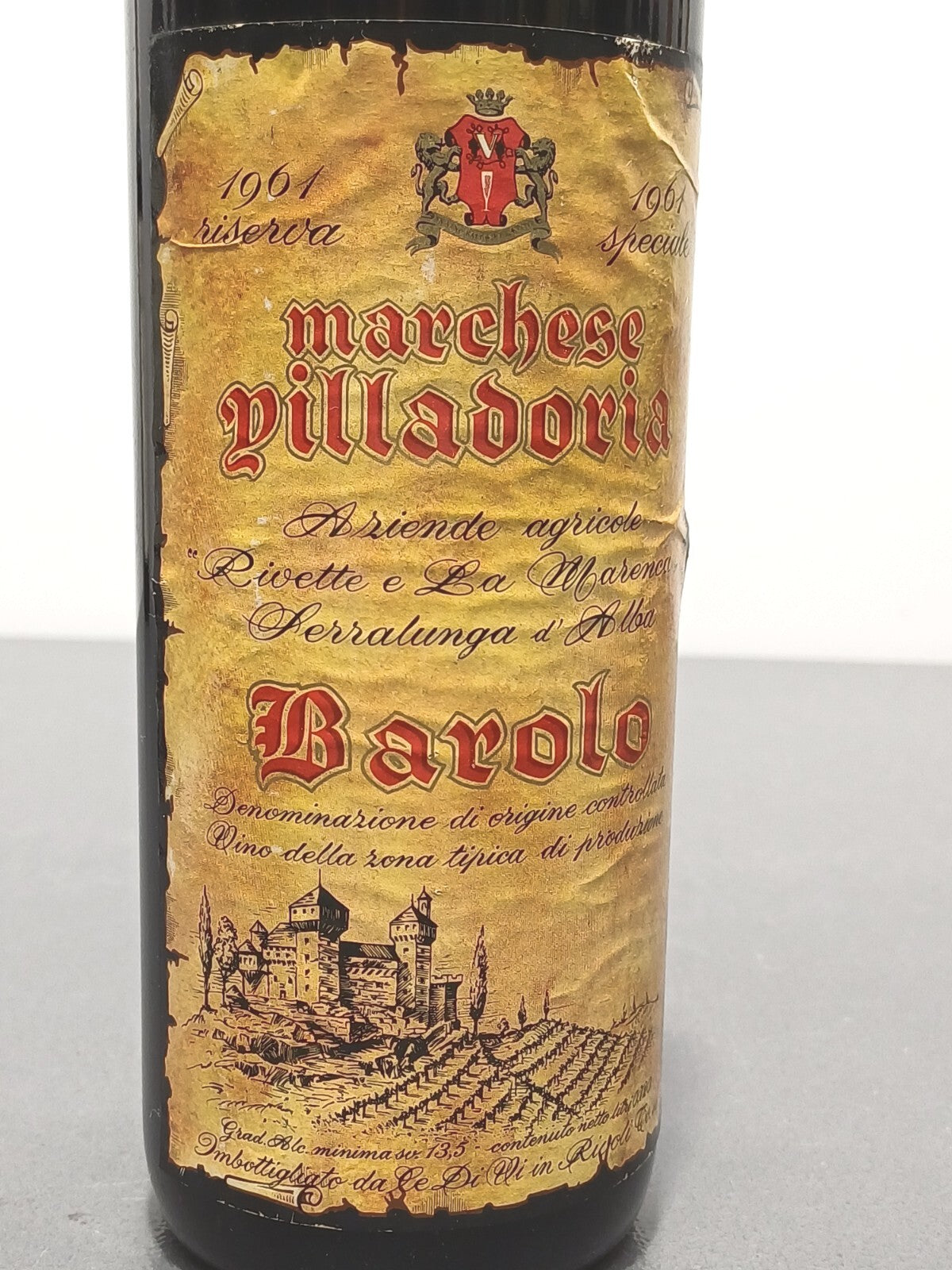 Barolo Villadoria 1961 Riserva Speciale bott72 cl 14%