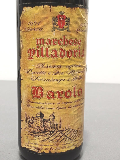 Barolo Villadoria 1961 Riserva Speciale bott72 cl 14%