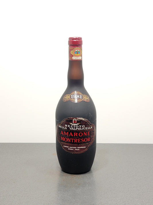 Amarone Montresor 1981 Recioto della Valpolicella Giacomo Montresor 75 cl 14.5%