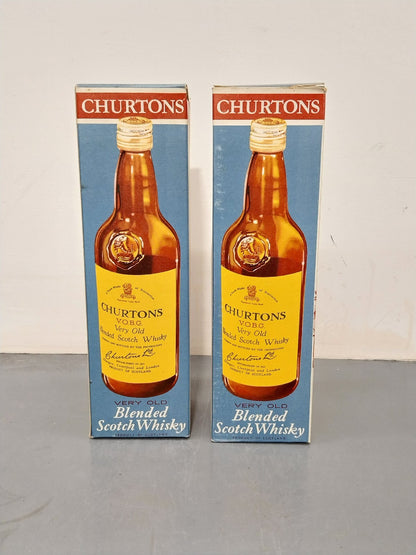 Churton's V.O.B.G Very Old Blended Scotch Whisky Anni 60 bott..75 cl 43%
