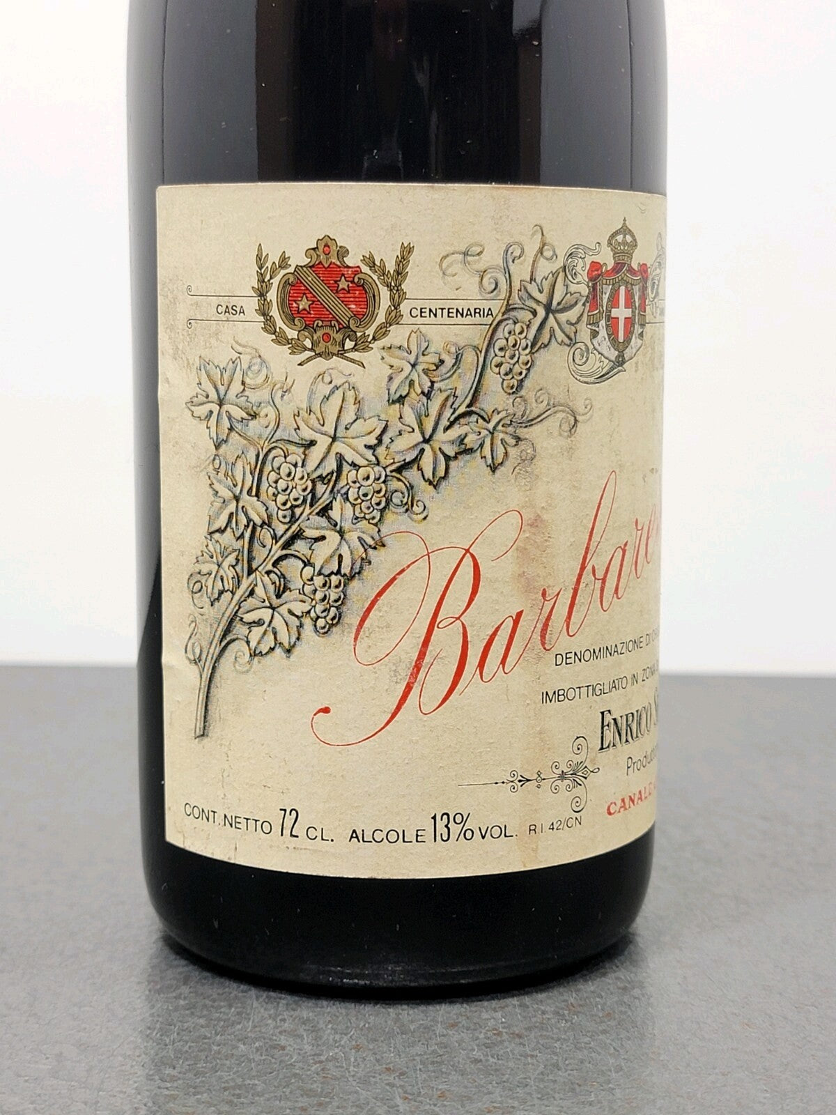 Barbaresco Serafino Enrico 1974 Canale D'alba bott.72 cl 13%