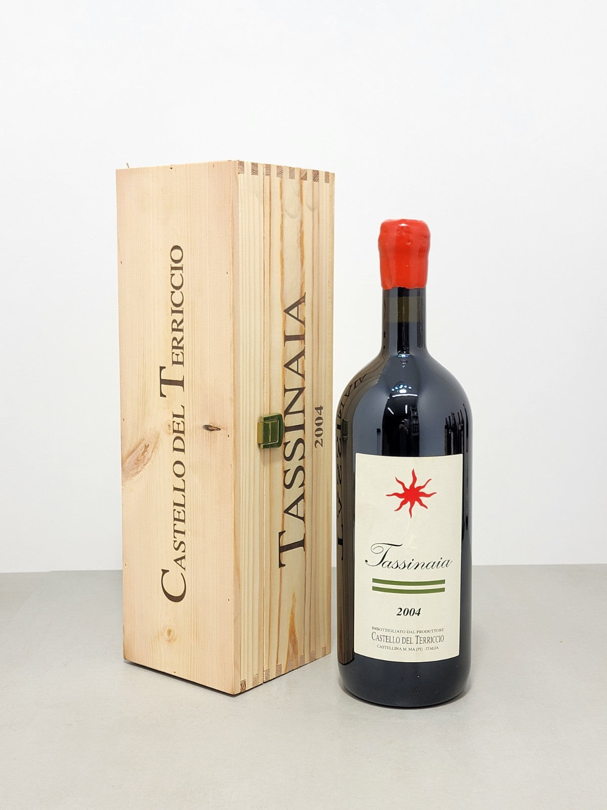 Tassinaia Castello del Terriccio 2004 Magnum Cassa Di Legno bott. 1,5 lt 14%
