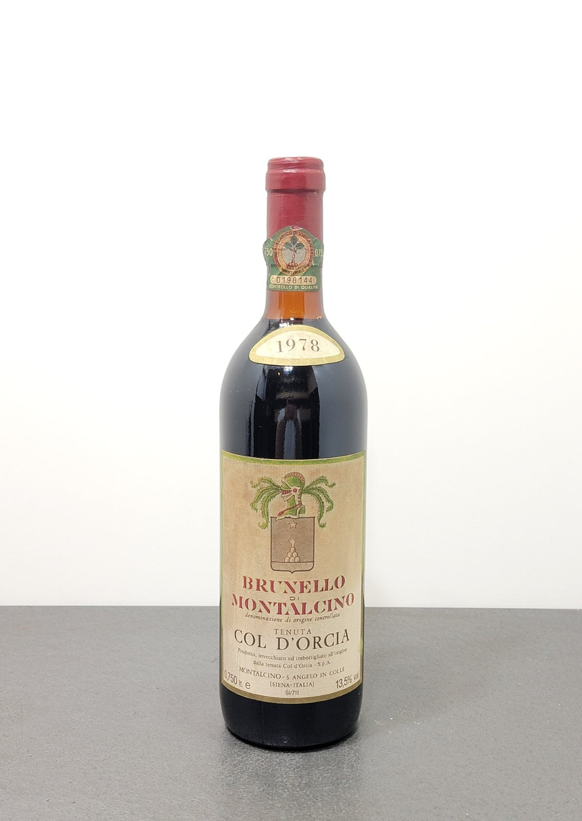Col D'Orcia 1978 Brunello di Montalcino bott.75 cl 13.5%