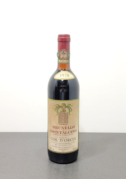 Col D'Orcia 1978 Brunello di Montalcino bott.75 cl 13.5%