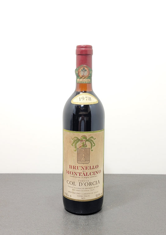 Col D'Orcia 1978 Brunello di Montalcino bott.75 cl 13.5%