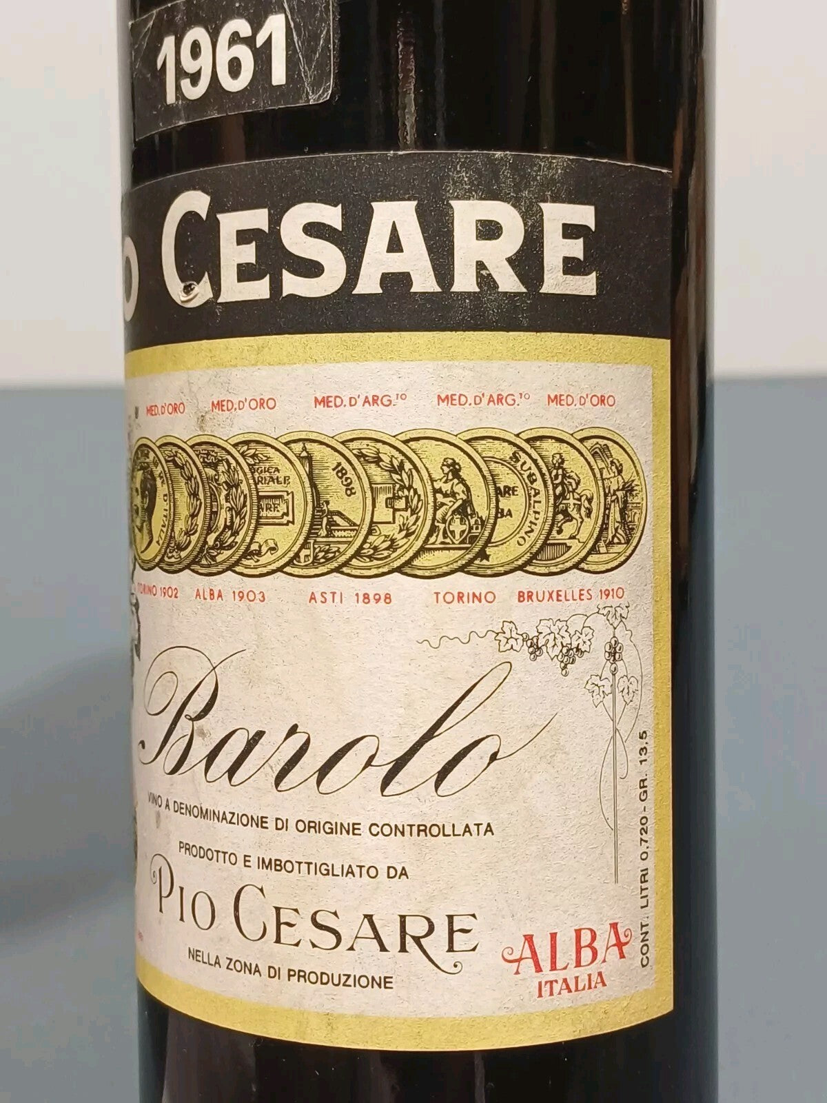 Barolo Pio Cesare 1961 bott.72 cl 13.5%
