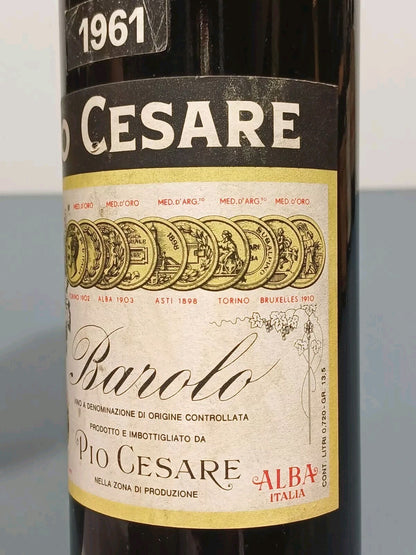 Barolo Pio Cesare 1961 bott.72 cl 13.5%