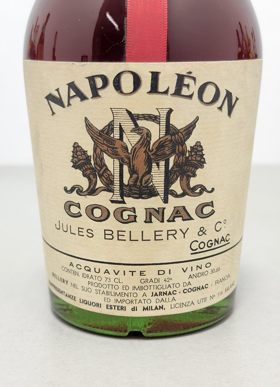Cognac Napoleon V.S.O.P Jules Bellery 1960s bott. 73 cl 42%