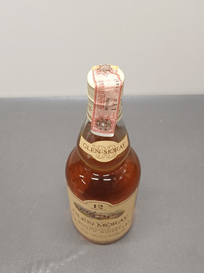 Whisky Glen Moray 12 years 1980s Single Highland Malt Scotch Glenlivet 75 cl 43%