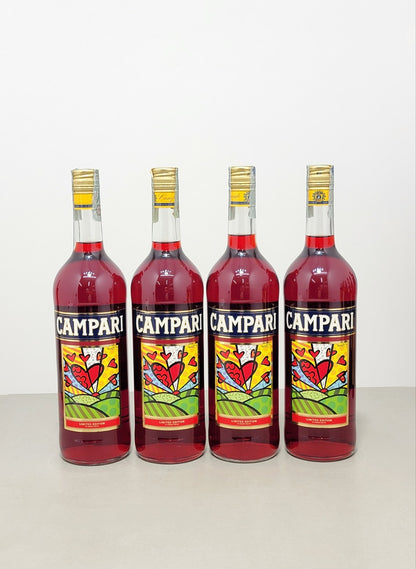 Campari Bitter Romero Britto Limited Edition 2000s  bott.. 1 litro