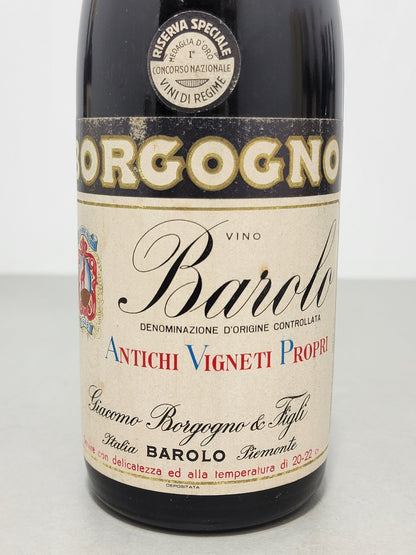 Barolo Borgogno 1955 Riserva Speciale Antichi Vigneti Propri bott.72 cl 13,5%