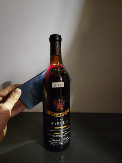 Barolo Clemente Guasti 1958 Nizza Monferrato bott.70 cl 13%