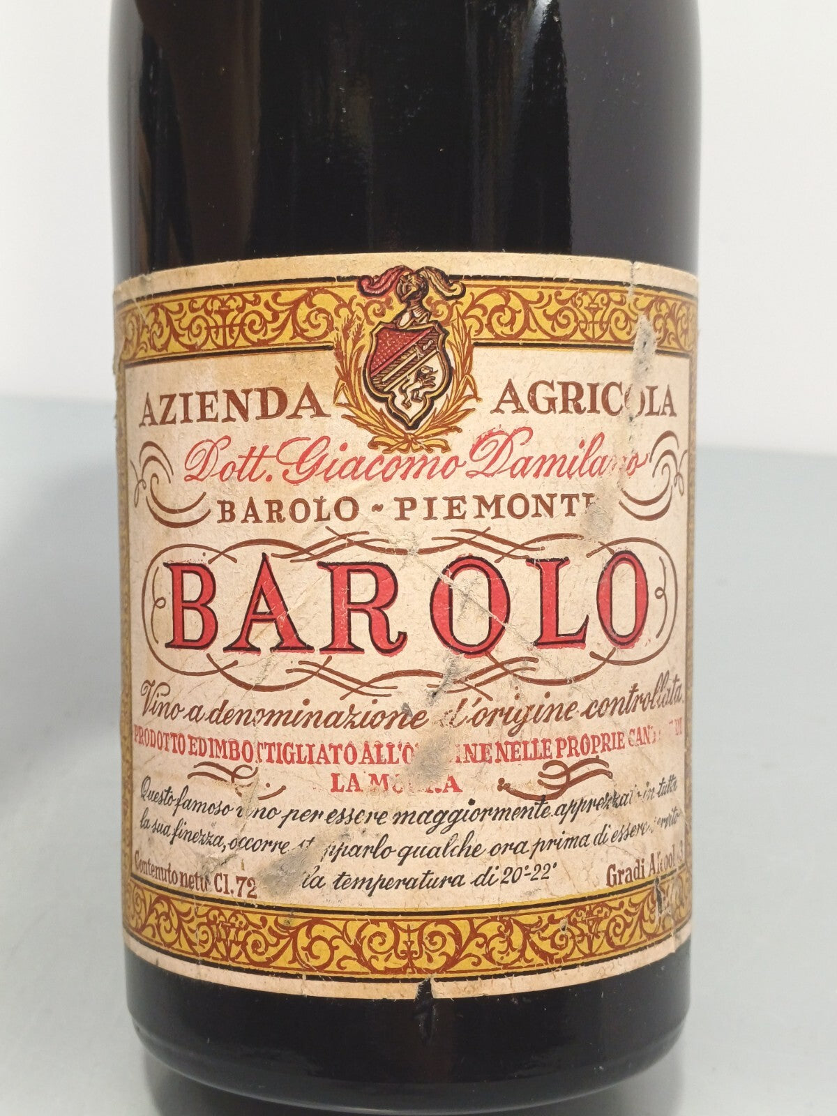 Barolo Giacomo Damilano 1961 bott. 72 cl 13,5%