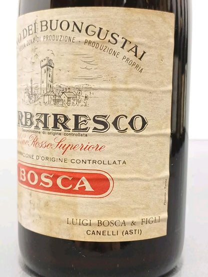 Barbaresco Luigi Bosca 1964 Vino Rosso Superiore bott. 72 cl 13.5%