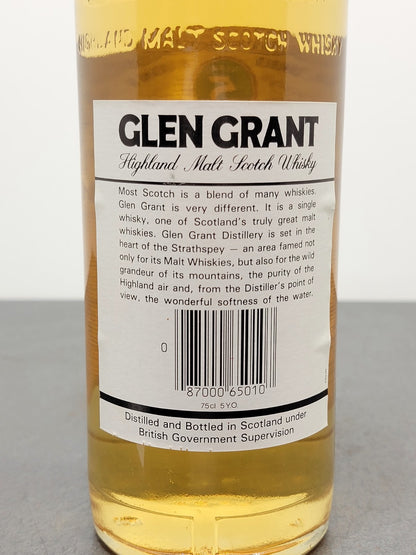 Glen Grant 5 years 1979 Highland Malt Scotch Whisky bott.75 cl 40%