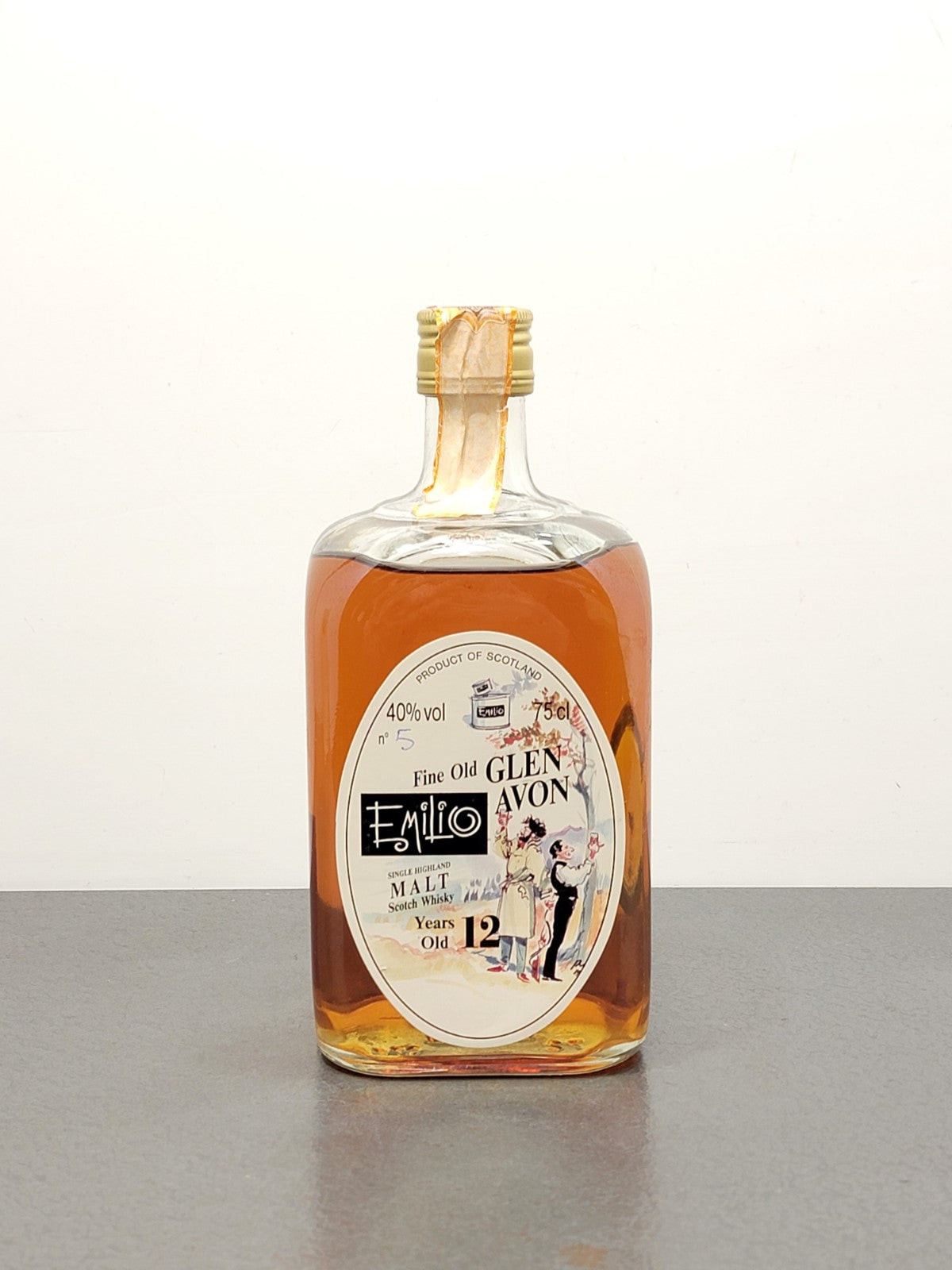 Whisky Glen Avon Gordon & MacPhail Emilio 1977, 12 years Imb.1989 Sestante 75 cl