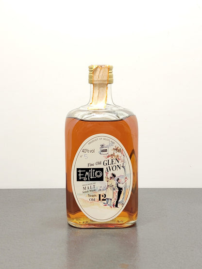 Whisky Glen Avon Gordon & MacPhail Emilio 1977, 12 years Imb.1989 Sestante 75 cl
