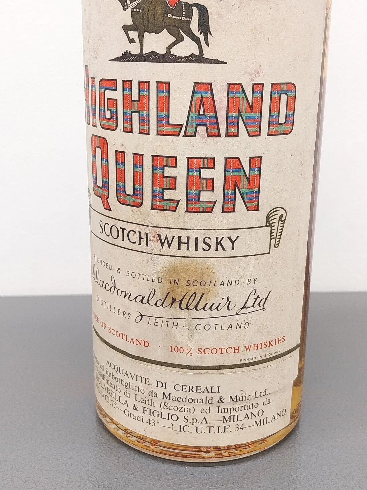 Whisky Highland Queen anni 60 bott. 0.75 cl