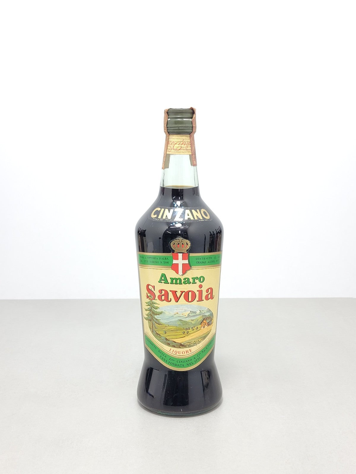 Amaro Savoia Cinzano 1970s Liquore bott. 1 litro 34%