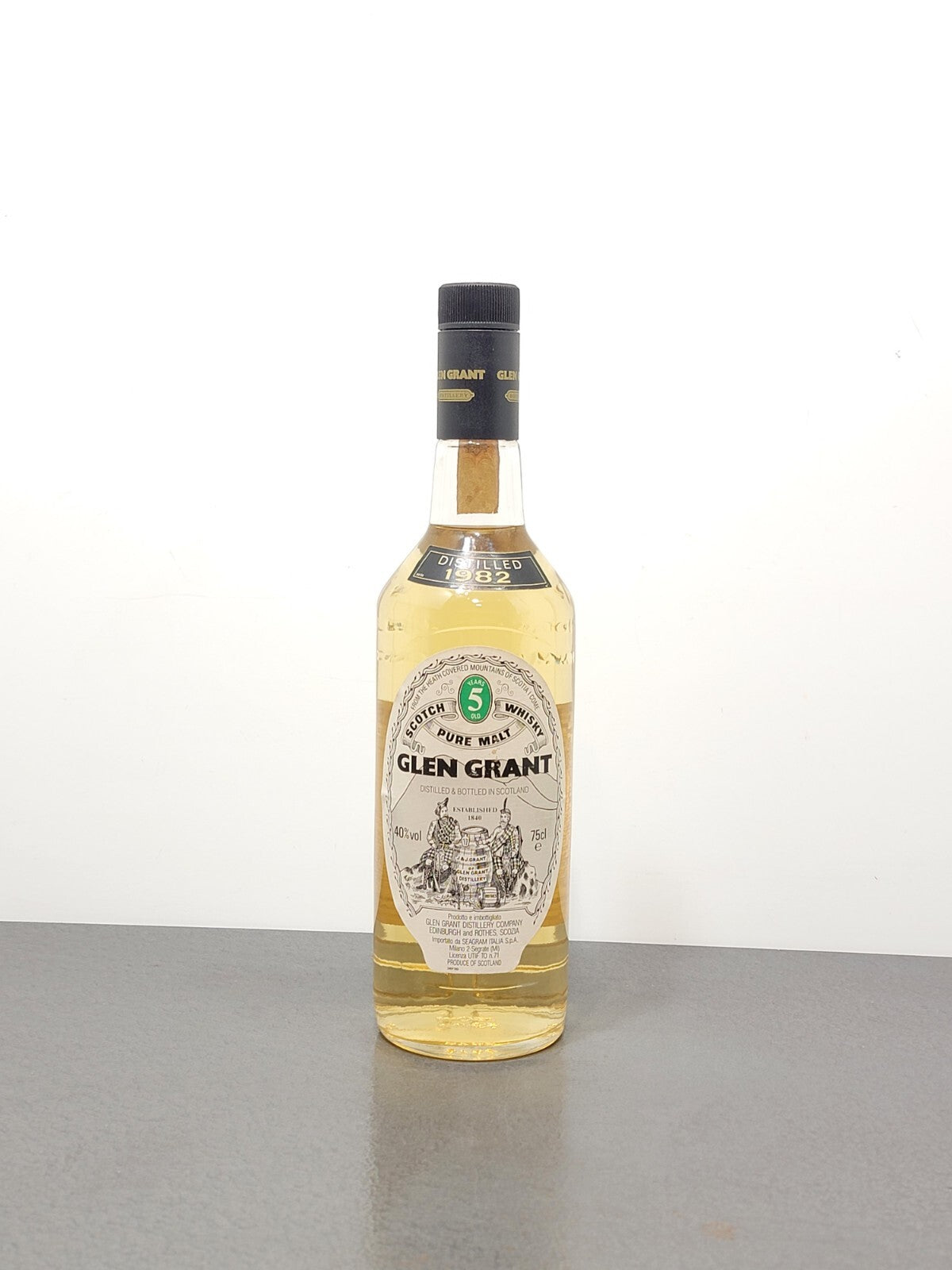 Glen Grant 5 years 1982 Pure Malt Scotch Whisky bott.75 cl 40%