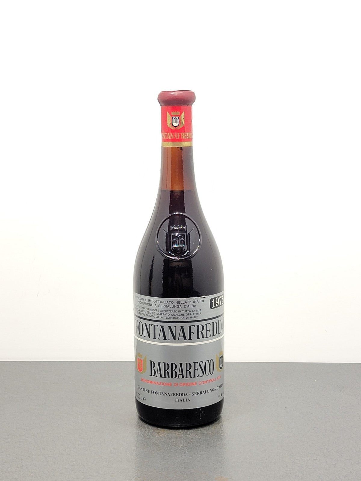 Barbaresco Fontanafredda 1975 Serralunga D'Alba  bott..75 cl 13%