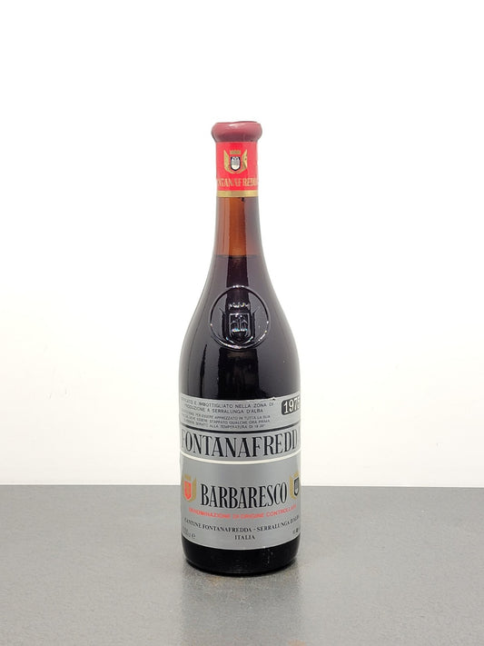 Barbaresco Fontanafredda 1975 Serralunga D'Alba  bott..75 cl 13%