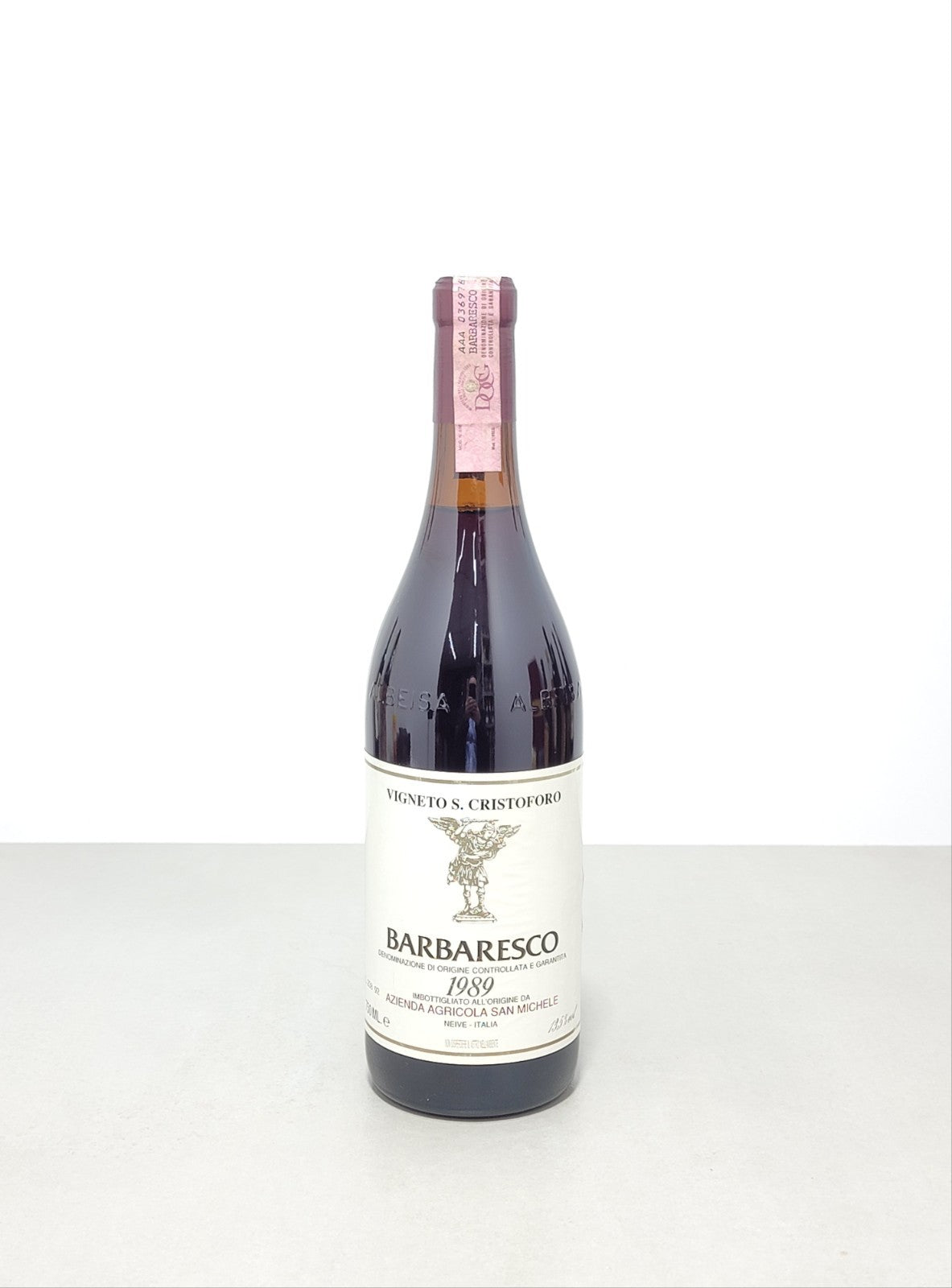 Barbaresco San Michele 1989 Vigneto San Cristoforo Neive bott.75 cl 13.5%