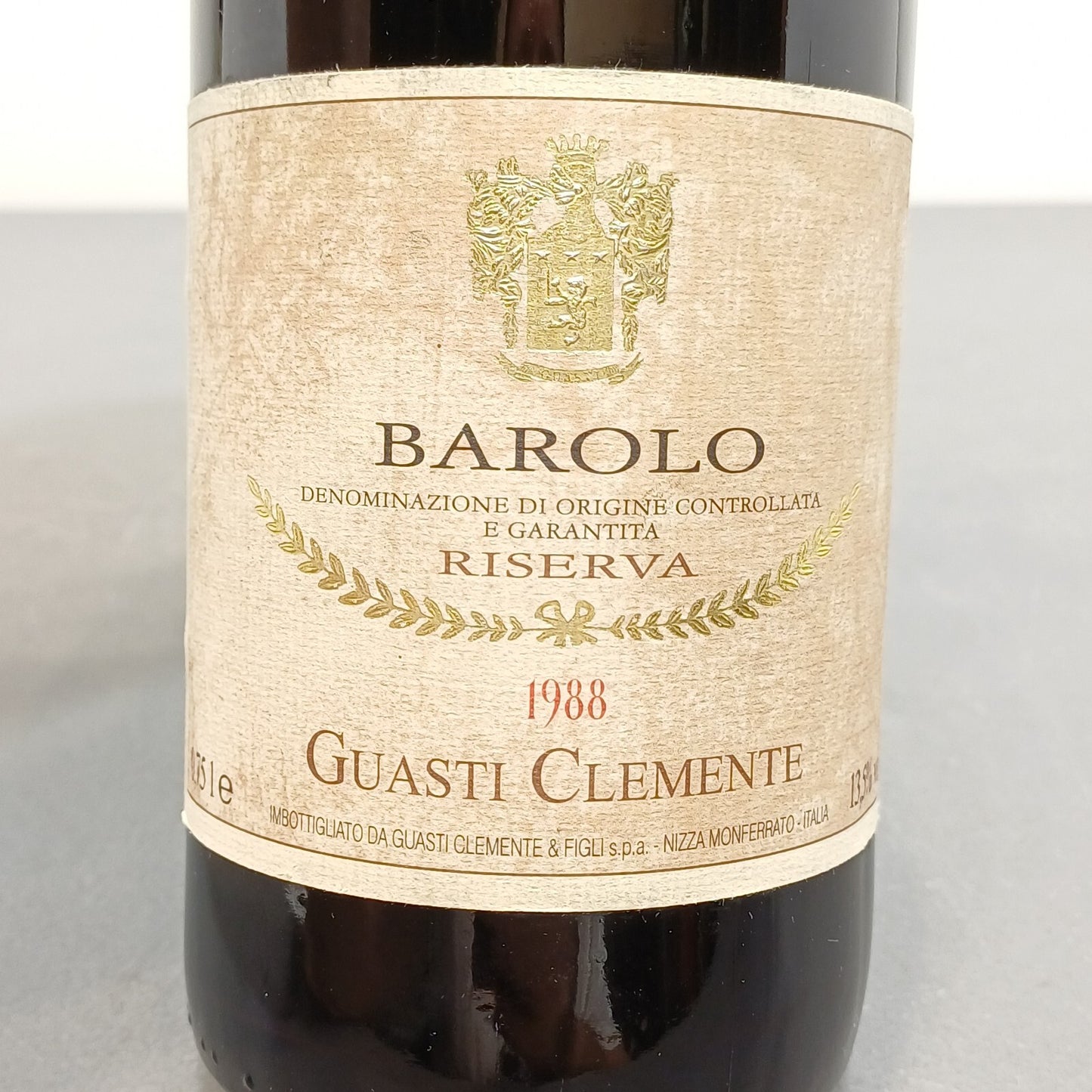 Barolo Guasti Clemente 1988 Riserva Nizza Monferrato bott.75 cl 13.5 %