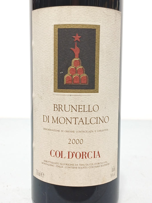 Col D'Orcia Brunello Di Montalcino 2000 bott.75 cl 14%