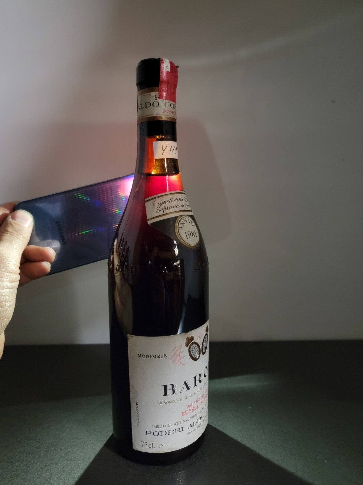 Barolo Conterno Bussia Soprana 1981 Poderi Aldo Conterno Monforte 75 cl 13.5%