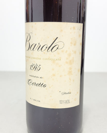 Barolo Ceretto 1975 Alba bott. 75 cl 13%