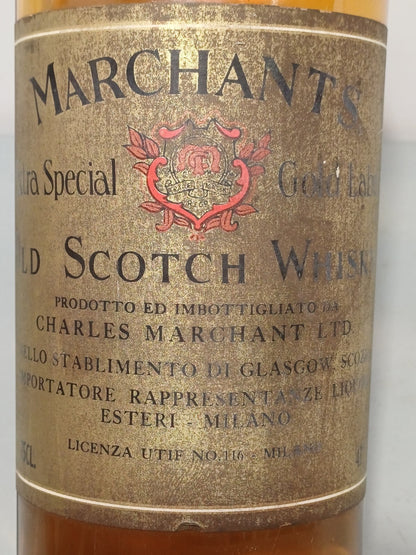 Whisky Marchant's Charles 1960 Extra Special Gold Label bott.75 cl
