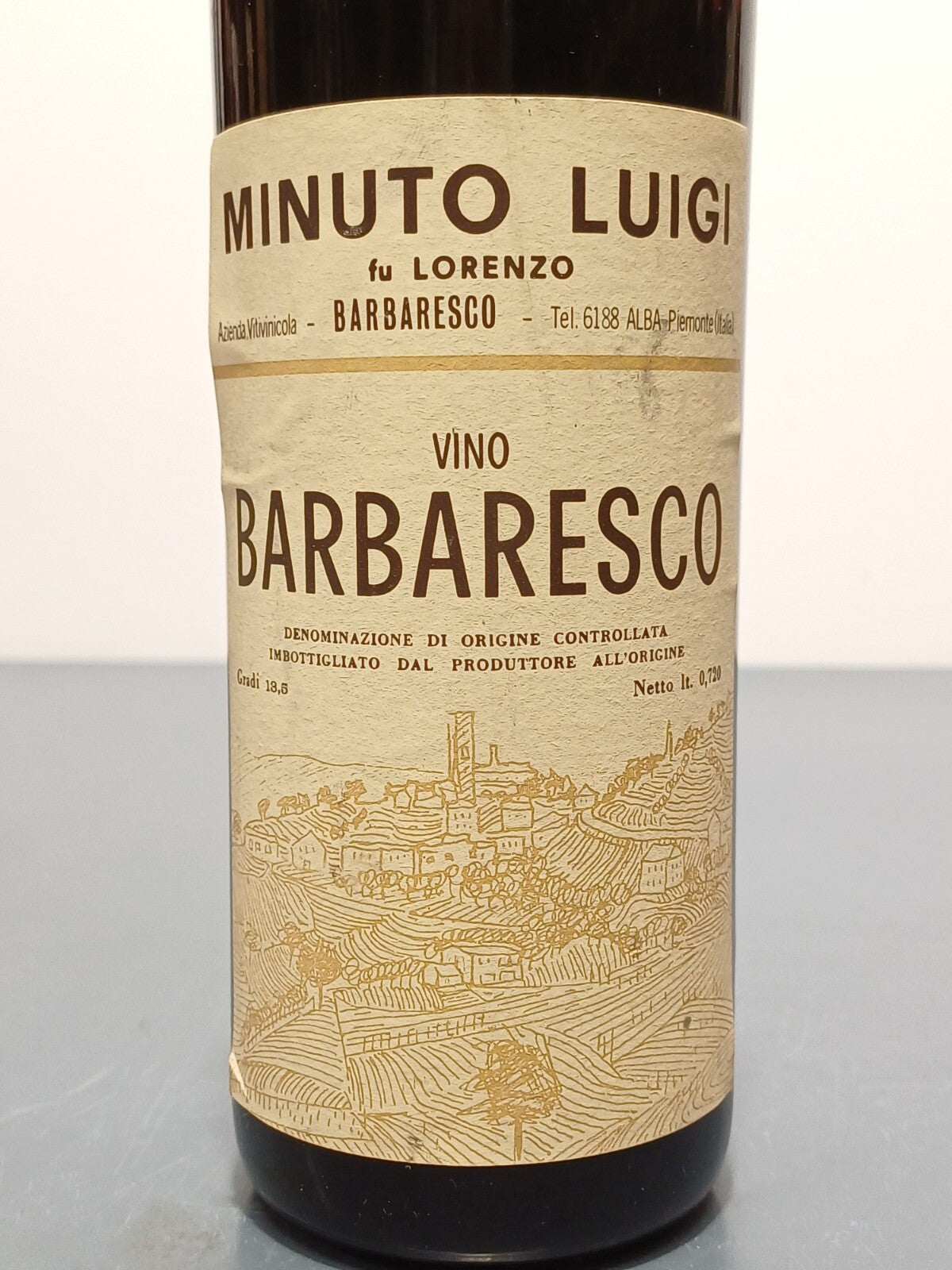 Barbaresco Minuto Luigi 1970 bott. 72 cl 13.5%