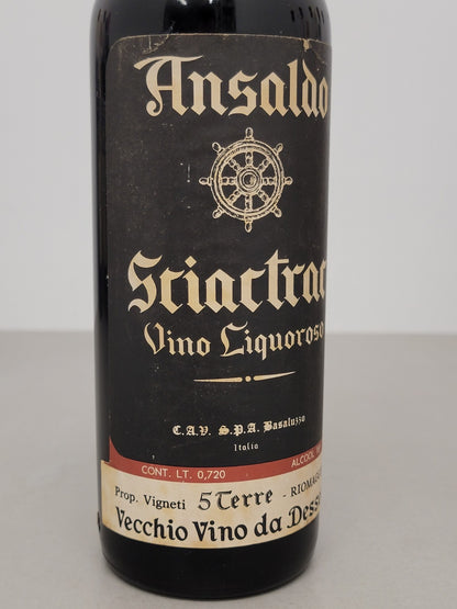 5 Terre Scaictrac 1964 Ansaldo Vino Da Dessert bott. 72 cl 16%