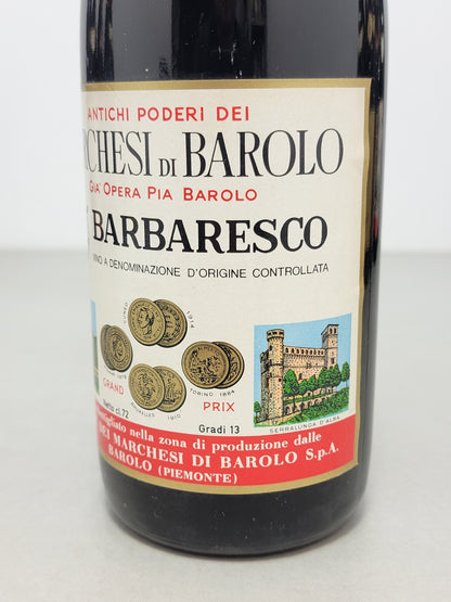 Barbaresco Marchesi 1968 bott. 72 cl 13%