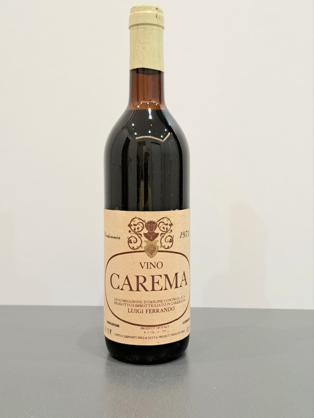 Carema Luigi Ferrando 1973 bott.72 cl 12.5%