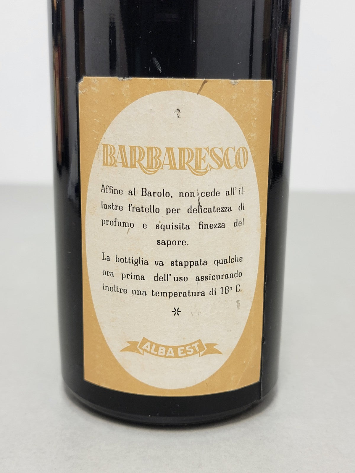 Barbaresco Alba Est 1959 Consorzio Agrario Provinciale bott.. 75 cl 13%