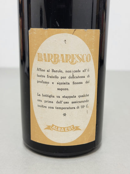 Barbaresco Alba Est 1959 Consorzio Agrario Provinciale bott.. 75 cl 13%