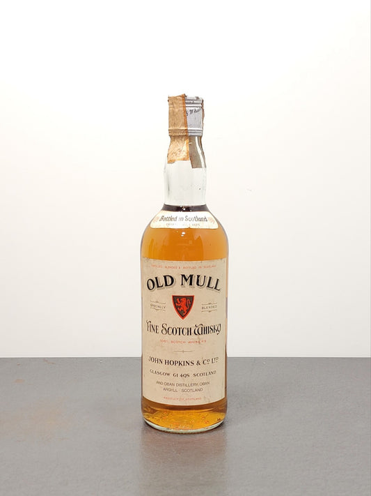 Whisky Old Mull John Hopkins 1960s Oban Fine Scotch Whisky 75 cl 40%