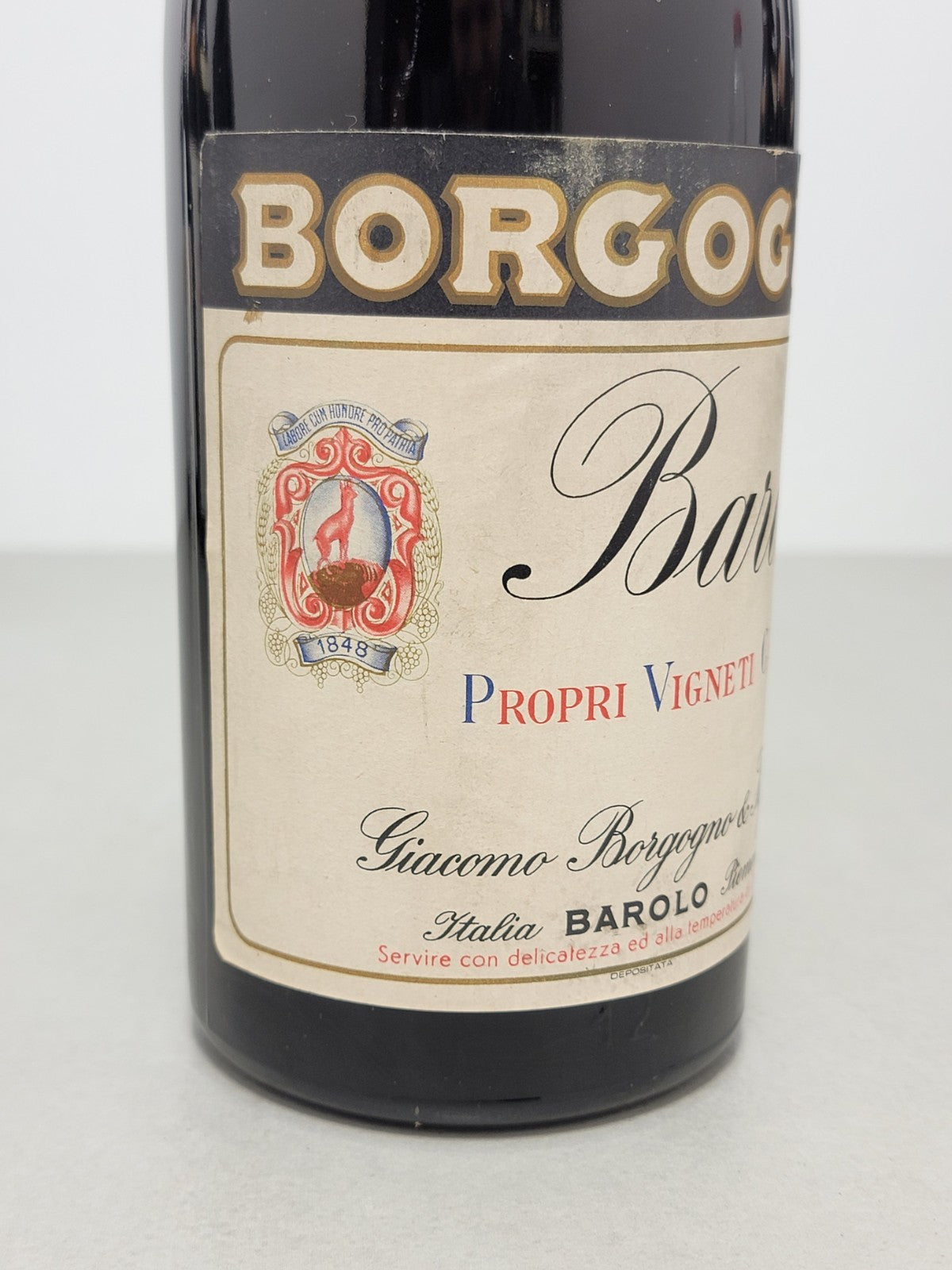 Barolo Borgogno 1952 Riserva Antichi Vigneti Propri bott.70 cl