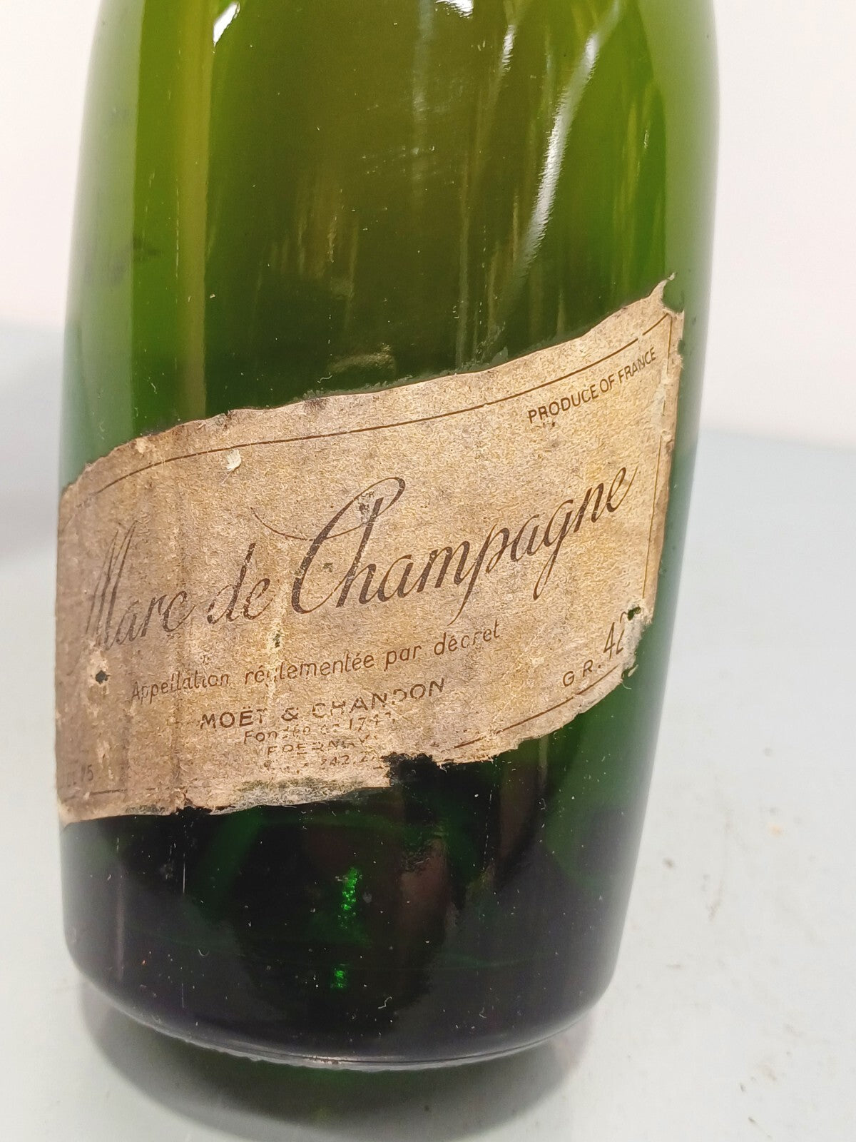 Grappa Moet & Chandon Marc De Champagne anni 60 bott. 75 cl