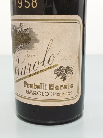 Barolo Fratelli Barale 1958 bott. 72 cl 13,5%