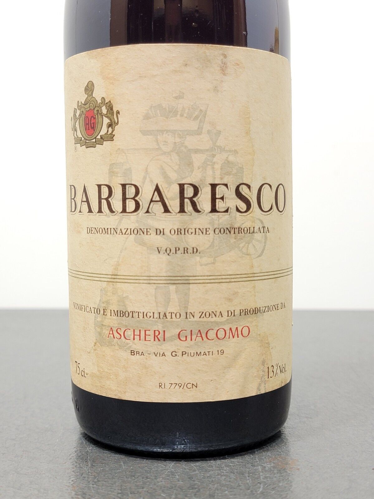 Barbaresco Ascheri Giacomo 1979  bott..75 cl 13%