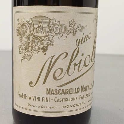 Nebbiolo Mascarello 1973 Natale fu Maurizio Castiglione Falletto bott. 72 cl