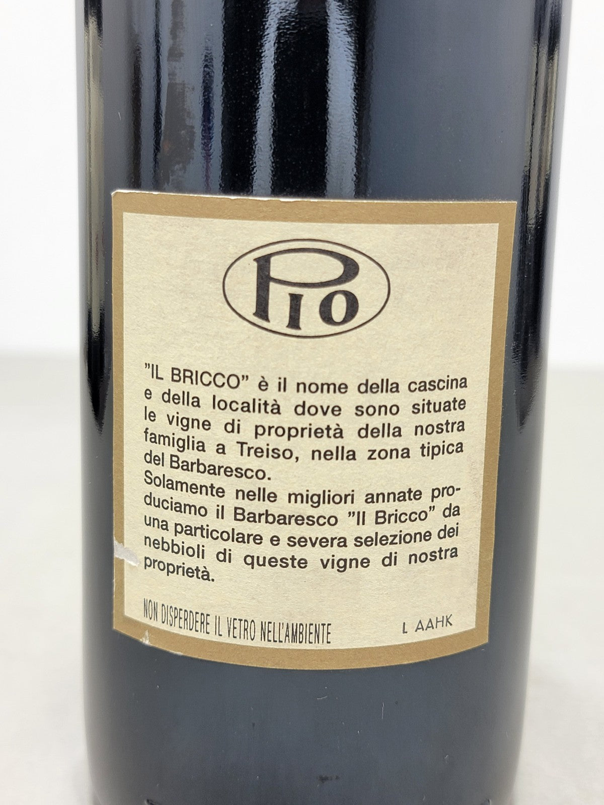 Barbaresco IL Bricco 1997 Pio Cesare Alba bott. 75 cl 13.5%